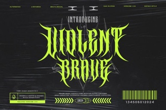 Brave Font Designs for Impactful Typography