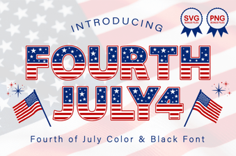 Patriotic Fourth July Font Designs & Free Downloads