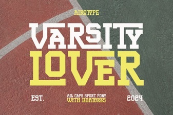 Unlock Your Creativity with the Varsity Lover Font