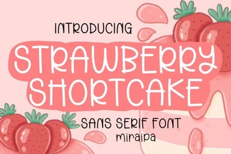 A Creative Guide to the Strawberry Shortcake Font