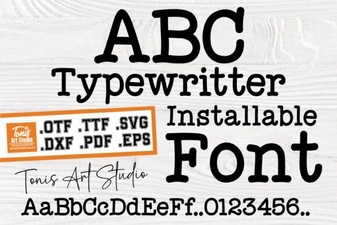 The Ab Typewriter Font: a Timeless Design Tool
