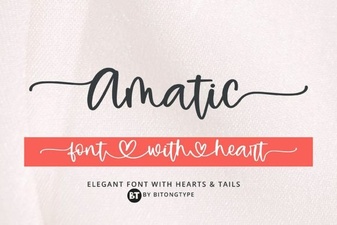 Amatic Sc: Bold & Elegant Handwritten Font Designs
