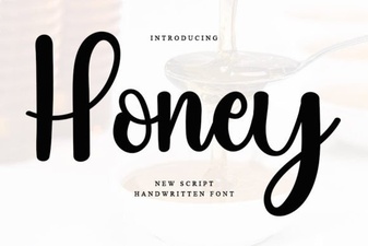 Honey Font: Sweet Design Typography for Modern Projects